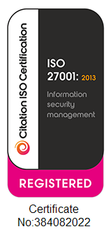 Citation ISO 27001 certification