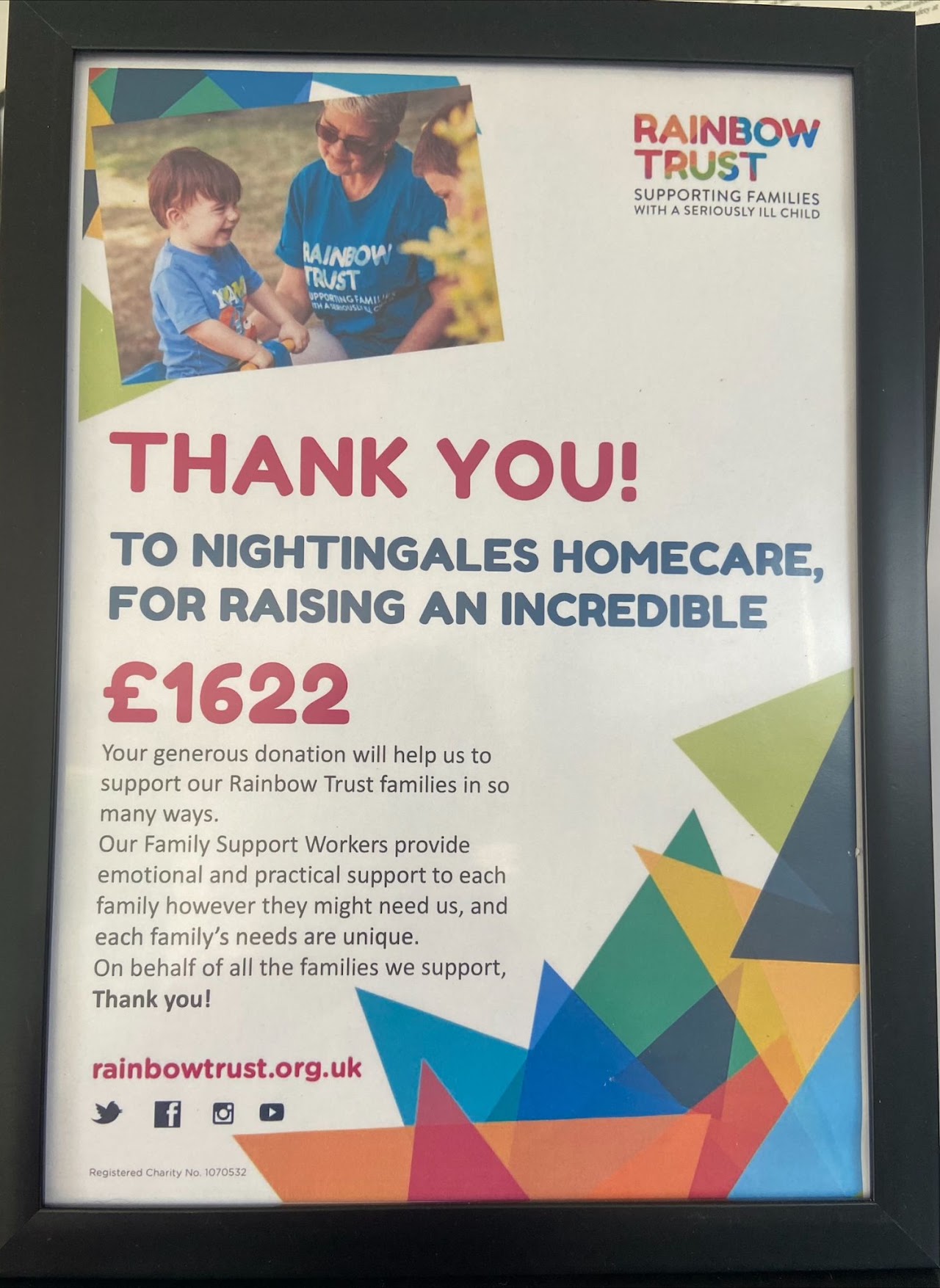 Nightingales Homecare community and client moment 8